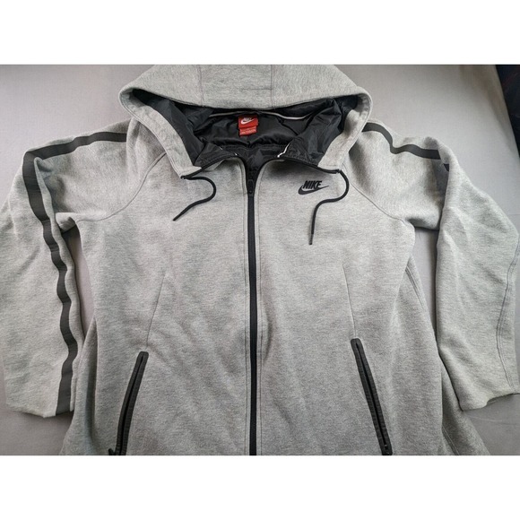 Nike Tech Women's Aeroloft Parka Goose Down Heather Gray Black Large (MSRP $250) - Picture 3 of 16